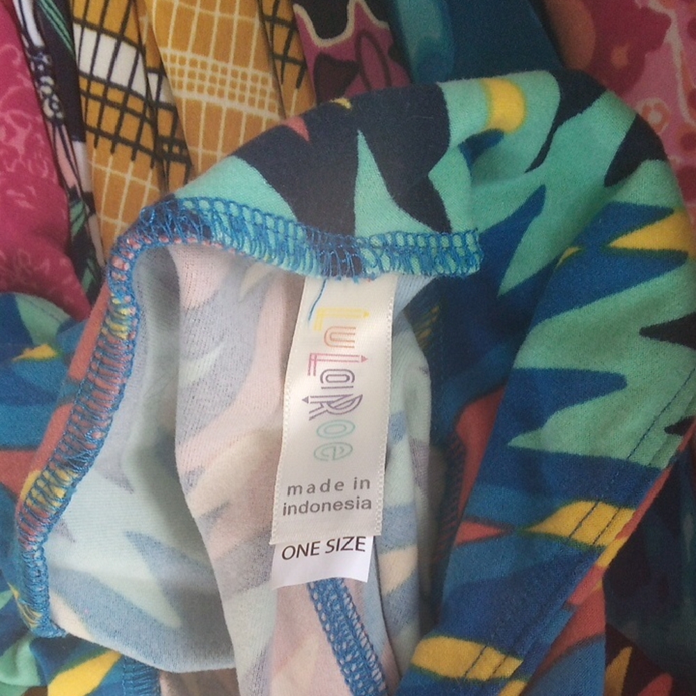LuLaRoe Multicolor Patterned Leggings